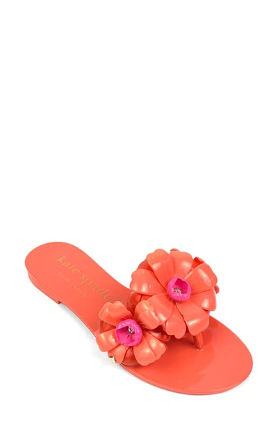 Kate Spade Jaylee Flip Flop In Fresh Tomato