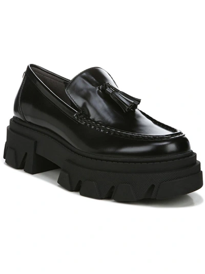Sam Edelman Dandrea Womens Leather Slip On Loafers In Black