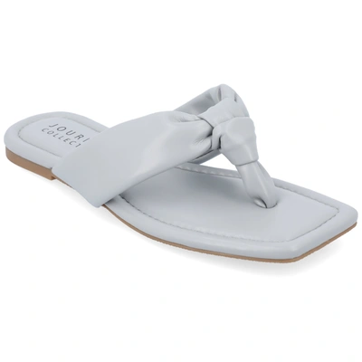 Journee Collection Collection Women's Tru Comfort Foam Ares Sandals In Blue