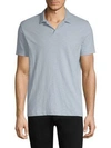 Theory Short-sleeve Cotton Polo In Breeze