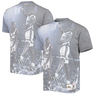 Mitchell & Ness Men's  Seattle Supersonics Above The Rim Graphic T-shirt In White