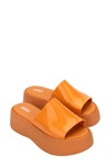Melissa Becky Water Resistant Platform Sandal In Orange