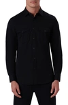 Bugatchi Ooohcotton® Button-up Shirt In Black