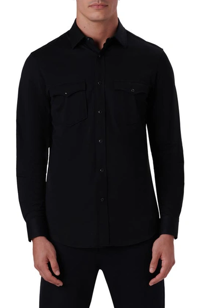 Bugatchi Ooohcotton® Button-up Shirt In Black