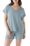 True & Co. Any Wear Relaxed Sleep T-shirt In Stone