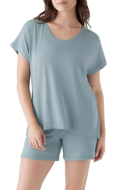True & Co. Any Wear Relaxed Sleep T-shirt In Stone