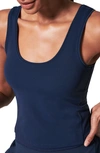 Spanx Get Moving Fitted Tank In Midnight Navy