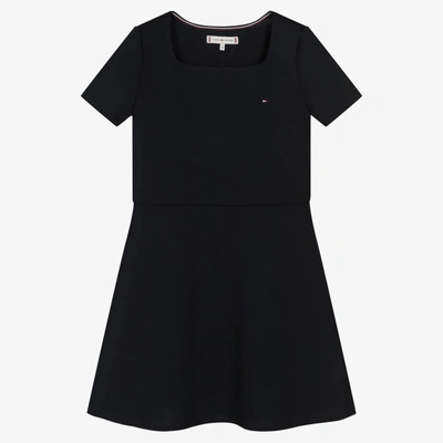 Tommy Hilfiger Teen Girls Navy Blue Jersey Dress