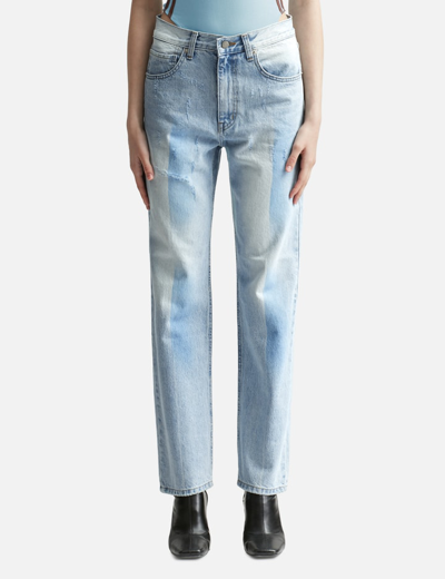 Theopen Product Blue Shaded Jeans