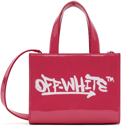 Off-white Logo-print Tote Bag In Pink