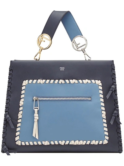 Fendi Runaway Tote Bag In Blue