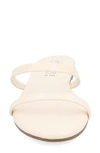 Journee Collection Adyrae Tru Comfort Slide Sandal In Off White