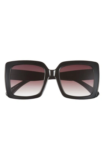 Bp. Oversize Classic Square Sunglasses In Black