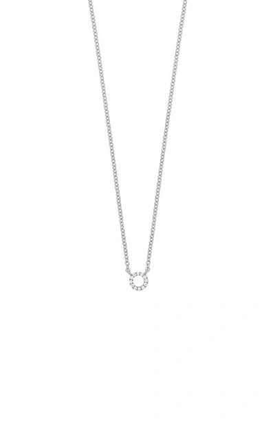Bony Levy Icon Diamond Circle Pendant Necklace In 18k White Gold