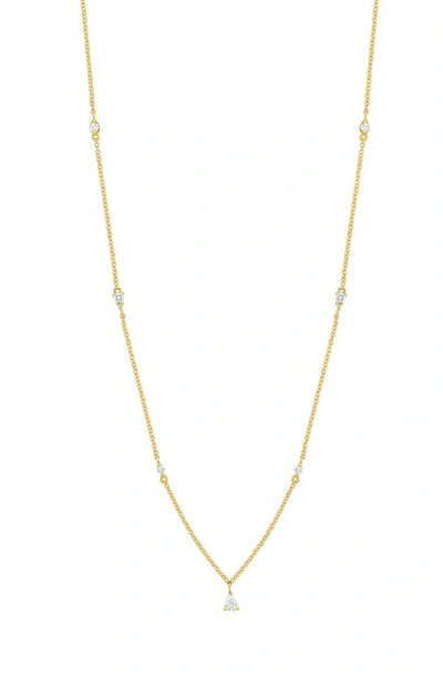 Bony Levy Maya Diamond Station Pendant Necklace In 18k Yellow Gold