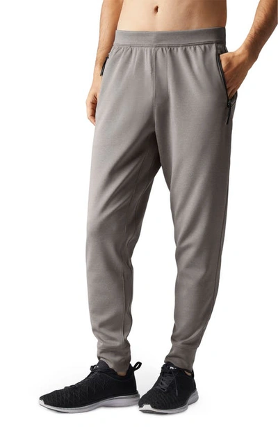 Rhone Warm Up Tech Joggers In Heather Grey