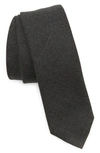 Thom Browne Wool Tie In Dark Grey