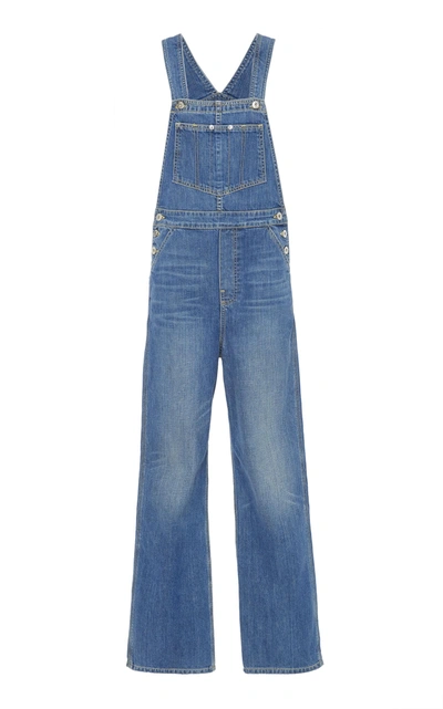 Eve Denim Olympia Cotton Overalls In Blue