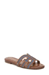 Sam Edelman Women's Bay Multi Slip On Slide Sandals In Washed Indigo Denim