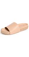 Beek Pelican Jute Slide Sandal In Brown