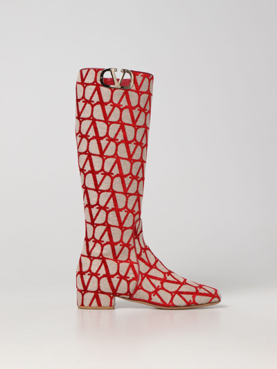 Valentino Garavani Boots  Woman Colour Red