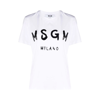 Msgm T-shirt  Woman Color White