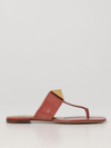 Valentino Garavani Flat Sandals  Woman In Yellow