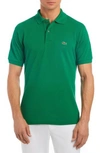 Lacoste Slim Fit Pique Polo In Rocket