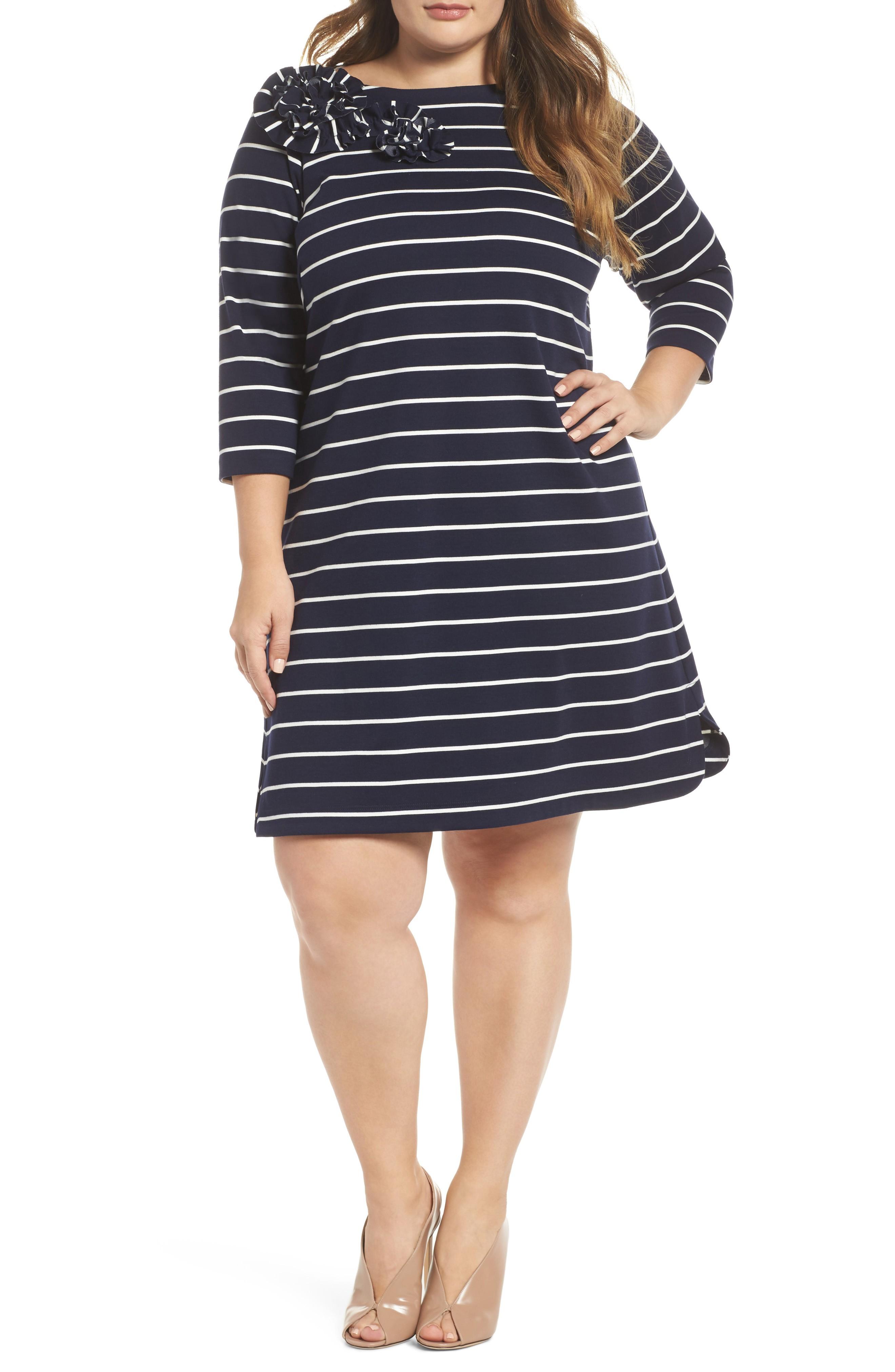 eliza j jersey shift dress