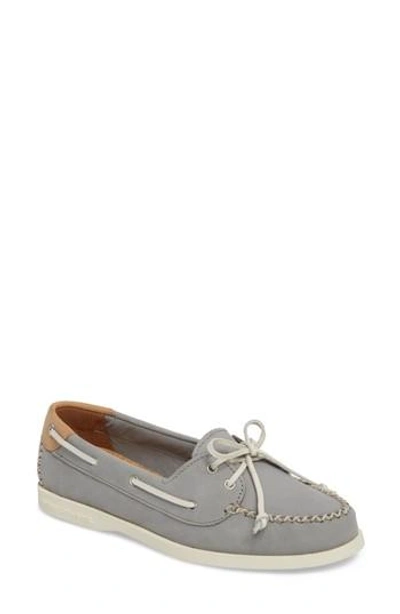 Sperry 'authentic Original' Boat Shoe In Grey Venice Leather