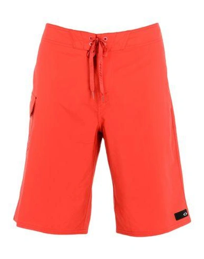 Oakley Swim Shorts In Red