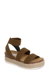 Steve Madden Kimmie Flatform Sandal In Olive