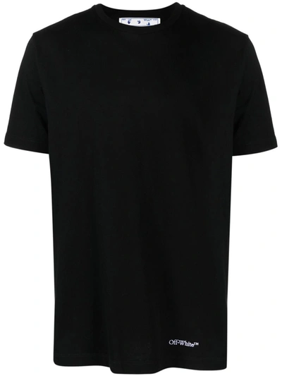Off-white Scribble Diag Printed T-shirt In Black