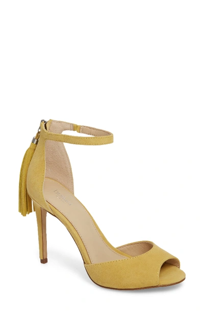 Botkier Women's Anna Suede Ankle Strap High-heel Sandals In Pineapple