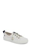 Sperry Crest Vibe Slip-on Sneaker In Ivory Chambray Canvas