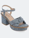 Journee Collection Collection Women's Garner Sandals In Blue
