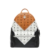 Mcm Stark Chevron Backpack In Visetos Colorblock Leather