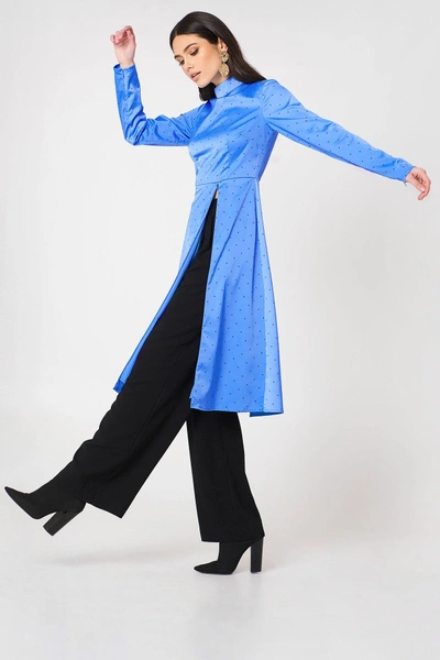 gestuz blue dress GESTUZ Dress "Laily" blue finch