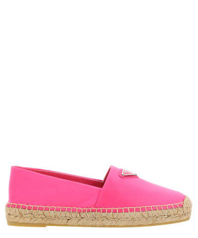 Vibrant Summer: Hot Pink Prada Espadrilles - Shoe Effect