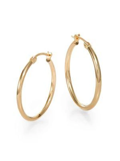 Saks Fifth Avenue Women's 14k Yellow Gold Hoop Earrings/0.75 Inches