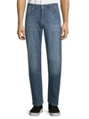 7 For All Mankind The Standard Straight Leg Jeans In French Blue