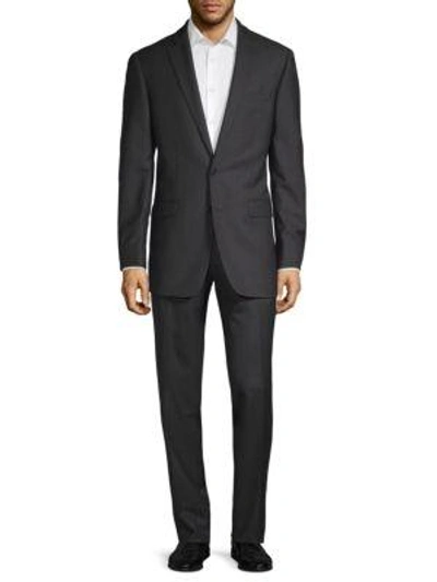 Calvin Klein Extra Slim Fit Wool Suit In Grey