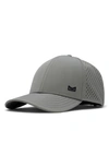 Melin Hydro A-game Snapback Baseball Cap In Heather Grey/ Navy