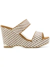 Jimmy Choo Parker Wedge Sandals In Cacao