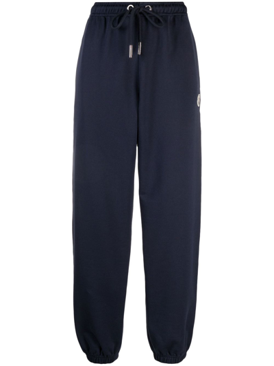 Moncler Logo Track Pants In Blue