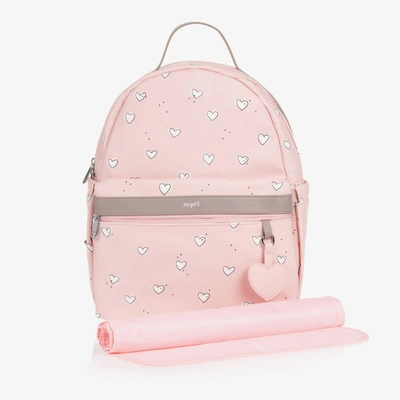 Mayoral Babies' Pink Faux Leather Changing Backpack (37cm)