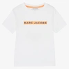 Marc Jacobs Babies'  Boys White Cotton Logo T-shirt