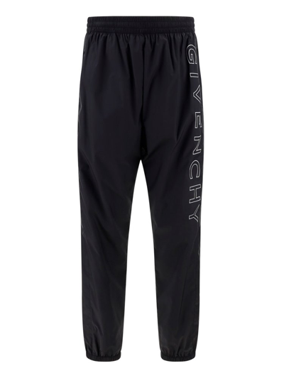 Givenchy Logo Embroidered Track Pants In Black