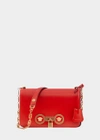 Versace Medium Icon Shoulder Bag In Red