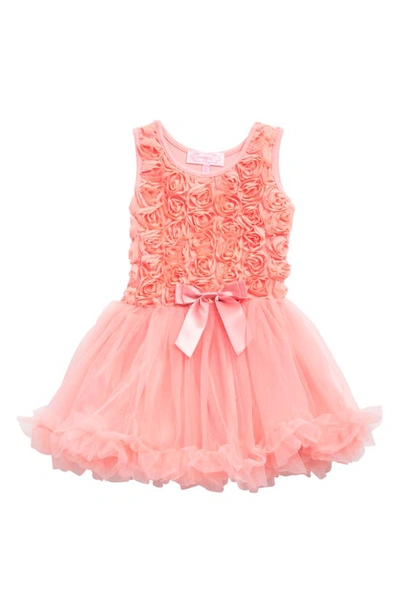 Popatu Kids' Soutache Pettidress In Peach